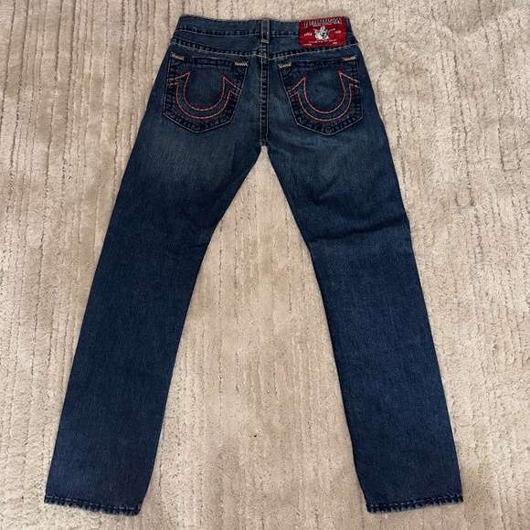 パンツ Truereligion 33 True Religion Billy Giant Big T Boot Cut Jeans Men's 33 Flap